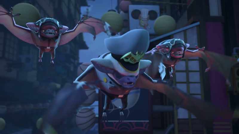 [swallows] -You can't hide from us up there, Rabbit