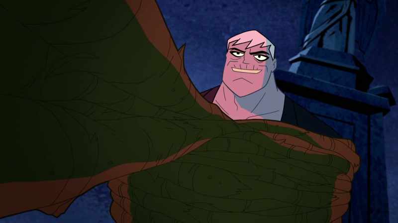 Swamp Man help Grundy destroy humans