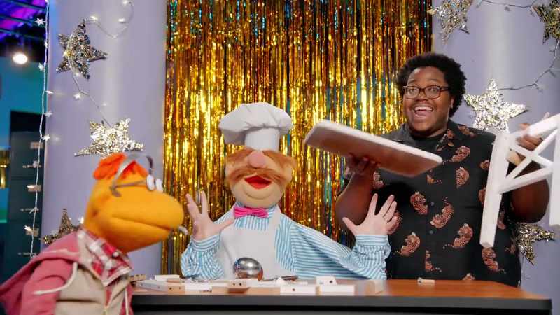 SWEDISH CHEF: Ta-da! -Right, ta-da! (CHUCKLES)