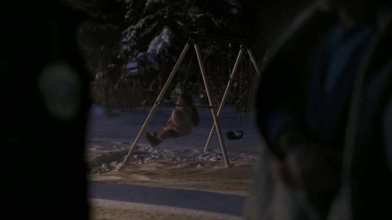 [swing creaking]