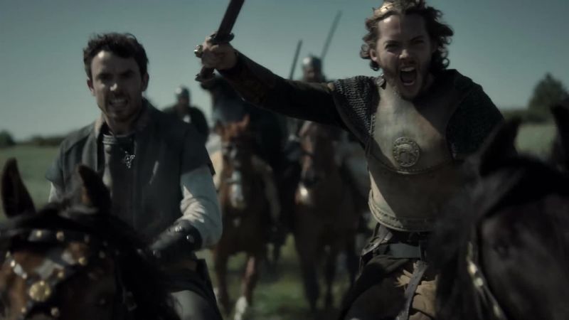 [sword clang] -[men yelling]
