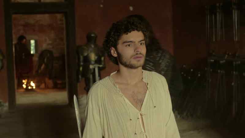 [sword clatters]