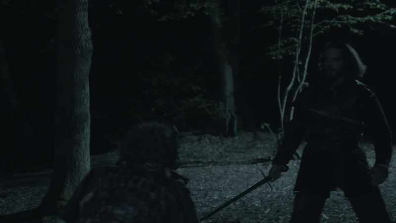[swords clanging]
