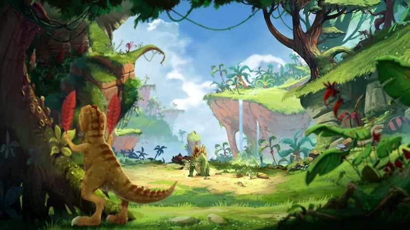 (T-Rex chuckles)