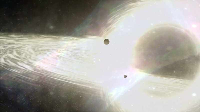 Take a black hole, which basically looks like a funnel
