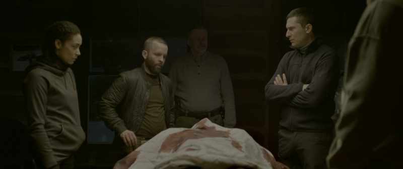 Take away a guy with a blown-up chest who's been dead for hours