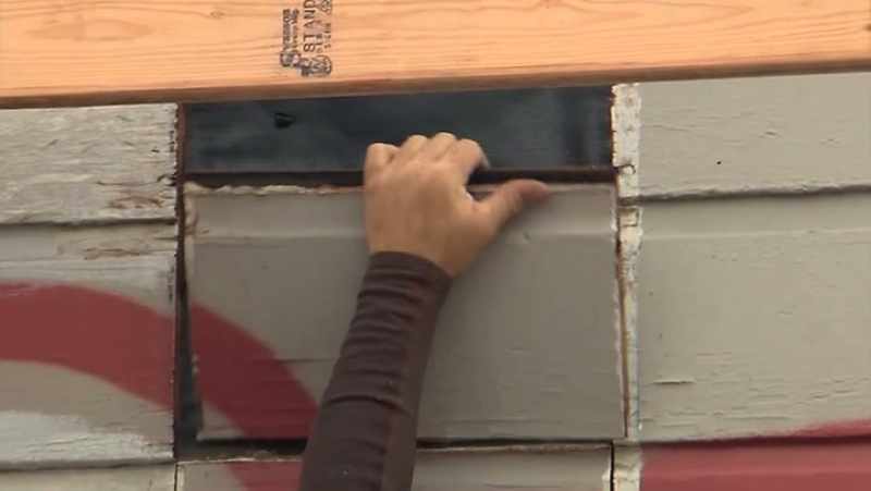 Take care not to keep from peeling the paint