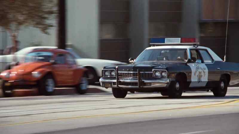 'Take it easy. It's a cop.'