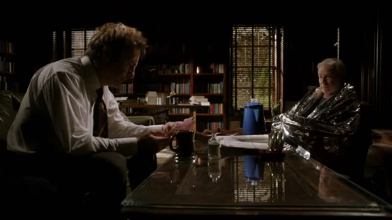 Take off the space blanket, will you, please, Chuck?