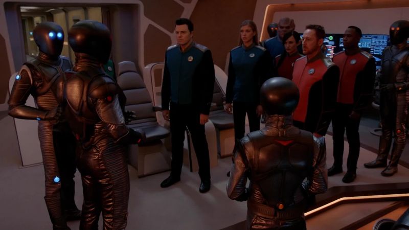 Take the biologicals back to the shuttle bay