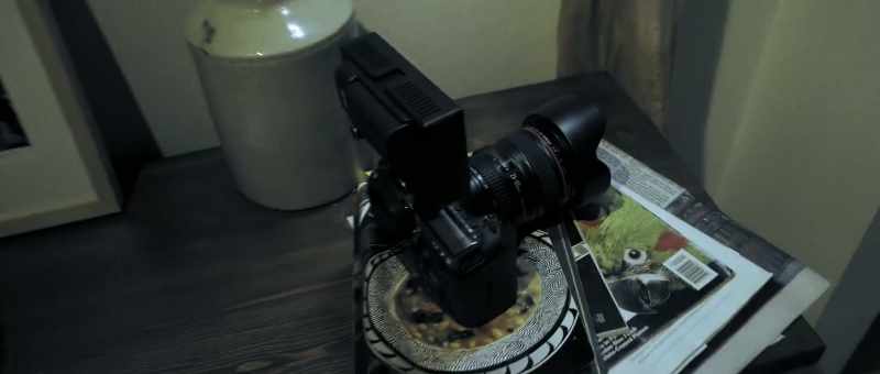Take the camera, you might need the light. - Okay, thanks