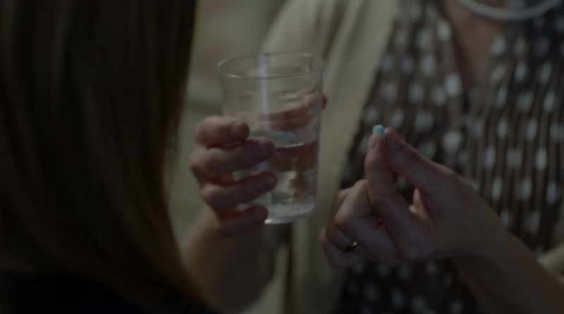 Take this, honey. It will calm you down
