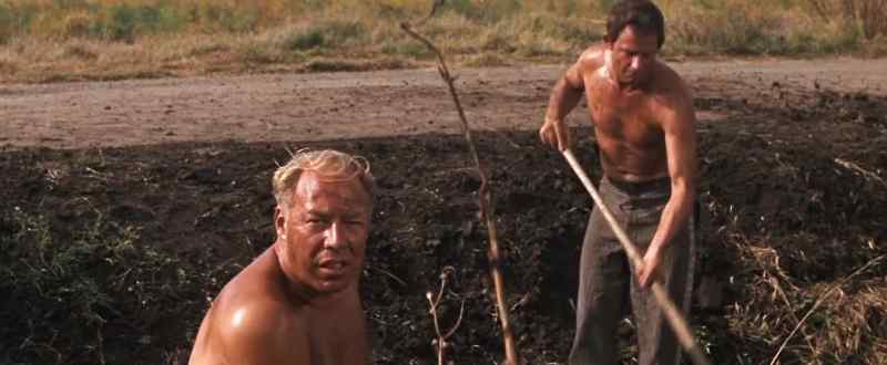 Taking them off here, Boss? - All right, take it off