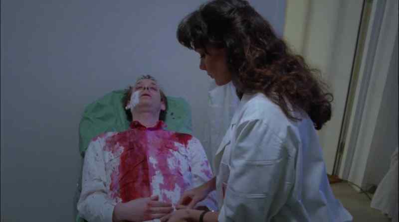(Tannoy) 'Dr West, paging Dr West