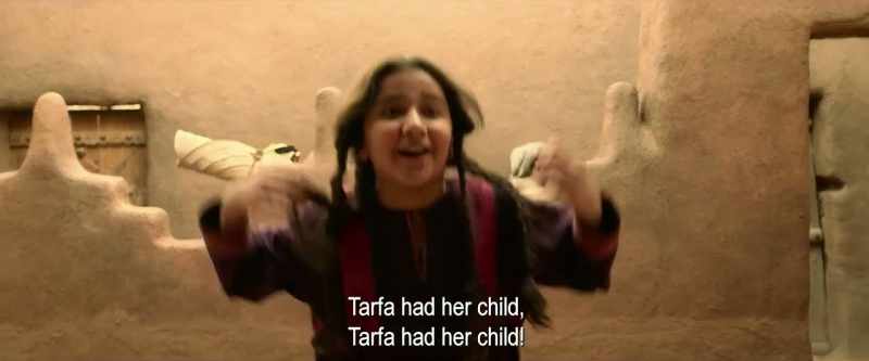 Tarfa had her child! Tarfa had her child!