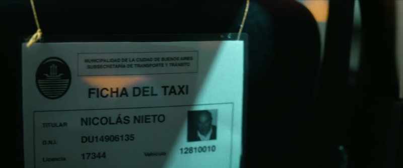 TAXI CREDENTIALS HOLDER