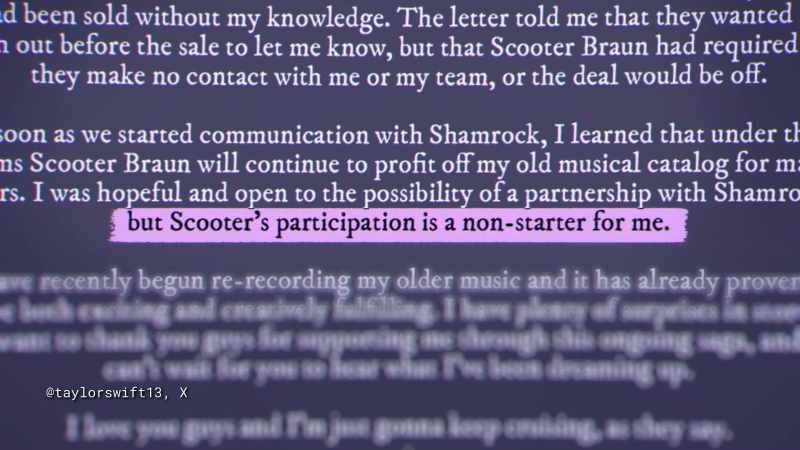 Taylor actually addressed Shamrock