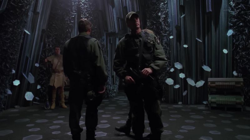 Teal'c, you can come and visit Shan'auc after we've debriefed