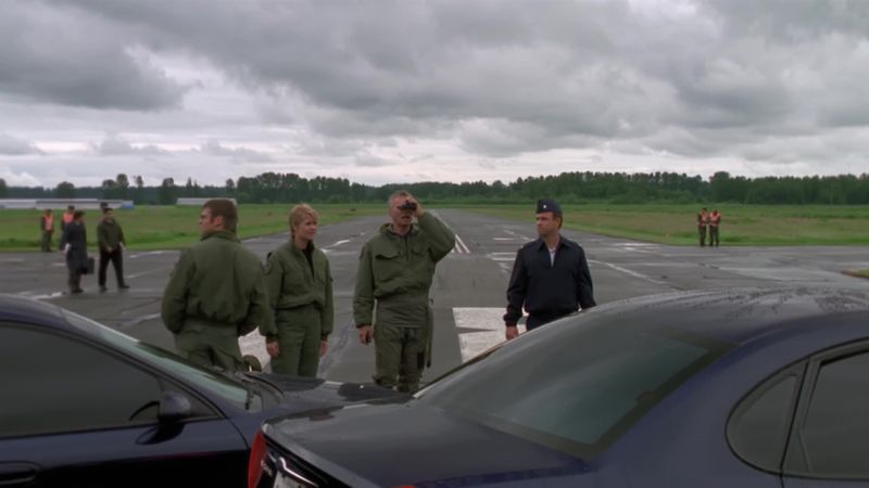Teal'c was ordered to push the envelope, sir. He'll be back soon