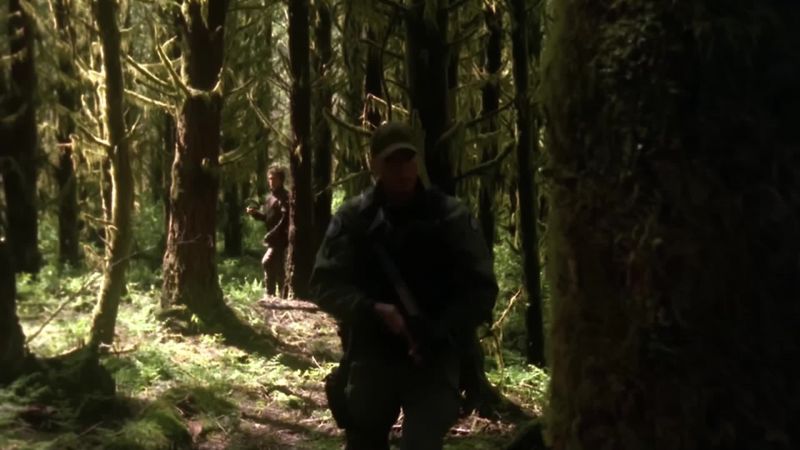 (Teal'c over radio) O'Neill?