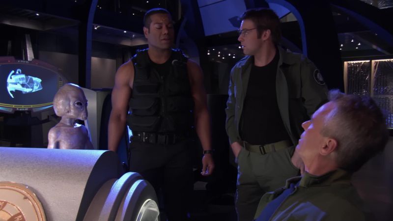 Teal'c. What's with the hair?
