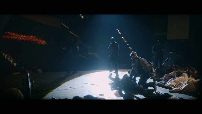 Team up on the stage. We lost the team leader