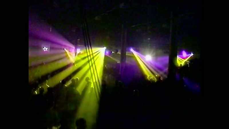 [techno music playing]