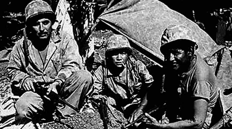 Teddy Draper, Sr., one of the Navajo Code Talkers