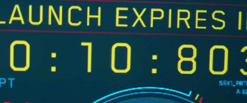 Ten seconds. Nine, eight, seven, six