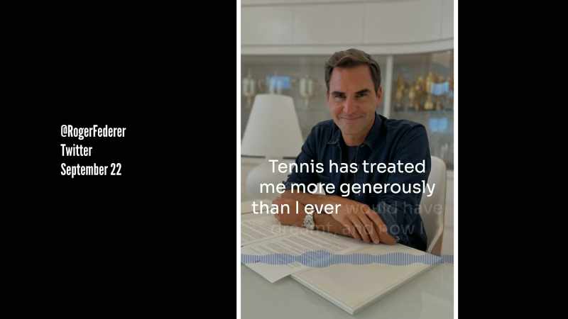 Tennis has treated me more generously