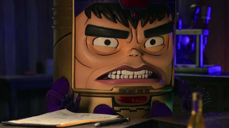Tenpin, with his exploding pins, takes out the cameras
