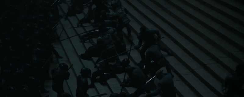 [tense music playing]