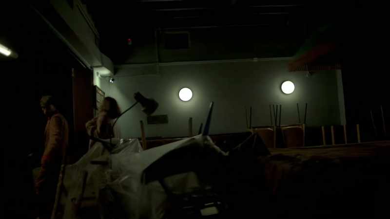 [Teri laughs] - [door opens, creaks]