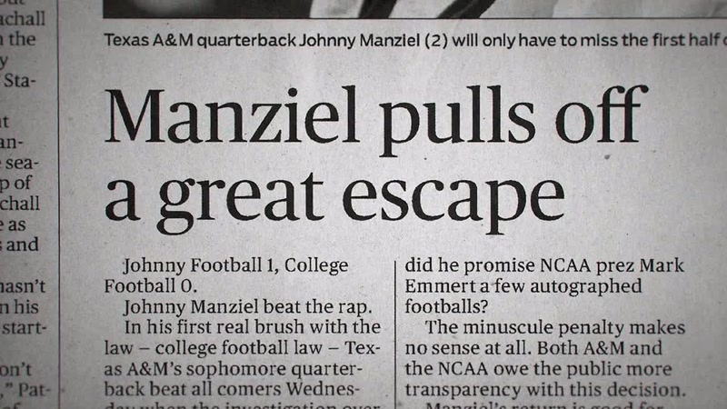 Texas A&M star quarterback