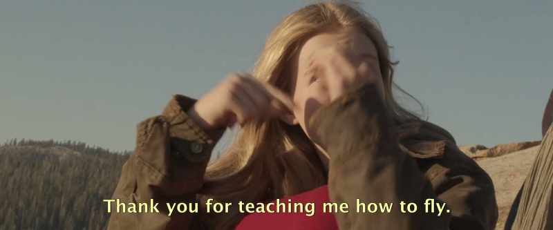 Thank you for teaching me how to fly