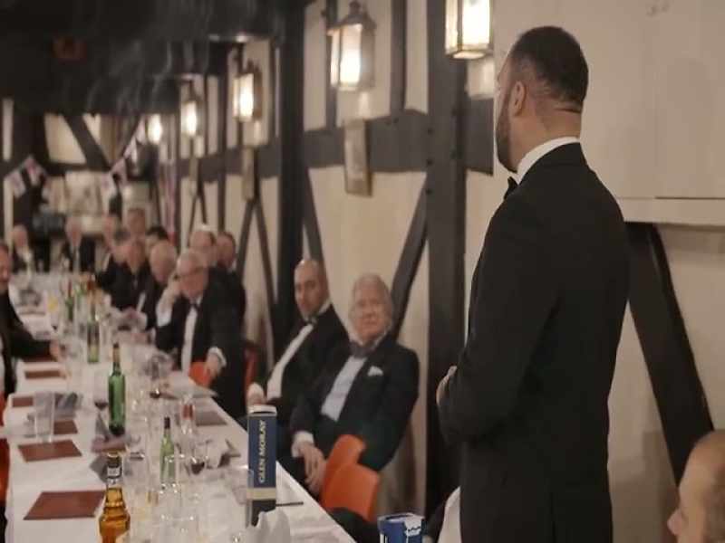 Thank you very much, Worshipful Master, for such a splendid evening