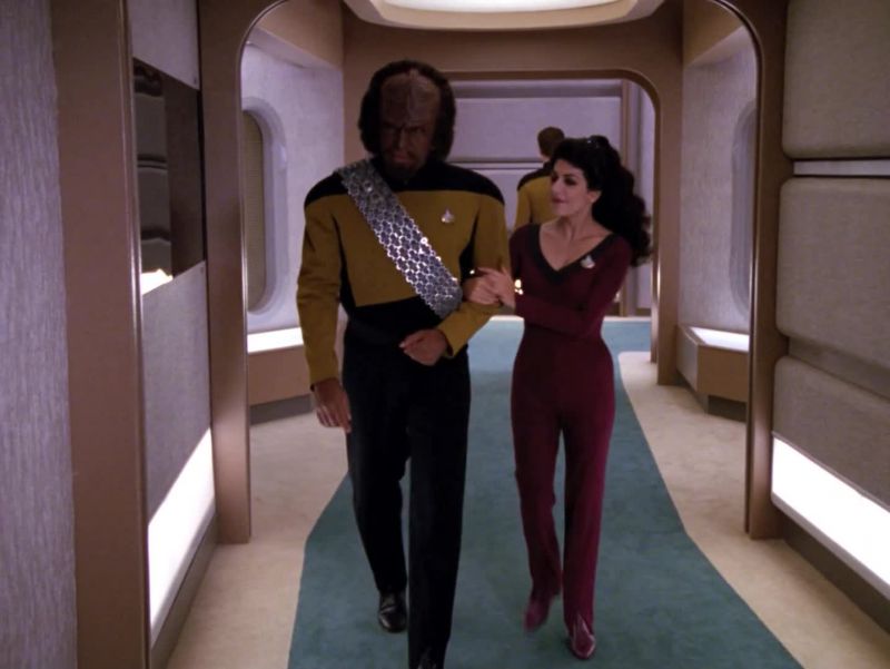 Thank you for coming with me, Mr. Worf