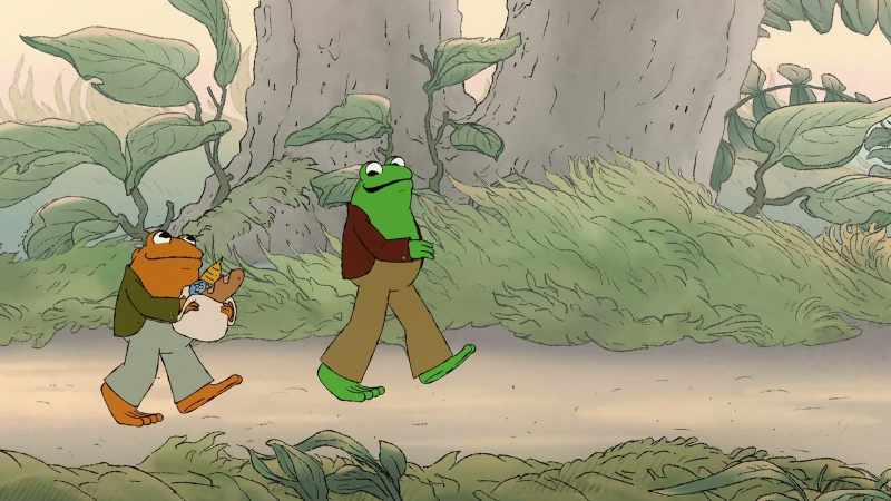 Thank you for carrying the grocery bag, Toad