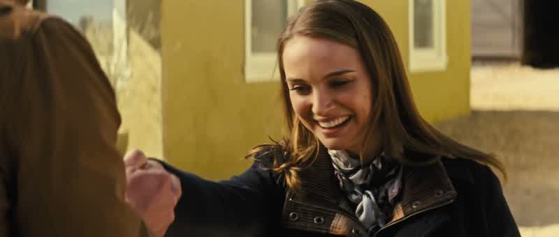 Um... Thank you? Jane Foster, Erik Selvig, Darcy, farewell