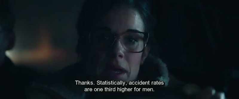 Thanks. Statistically, accident rates are one third higher for men
