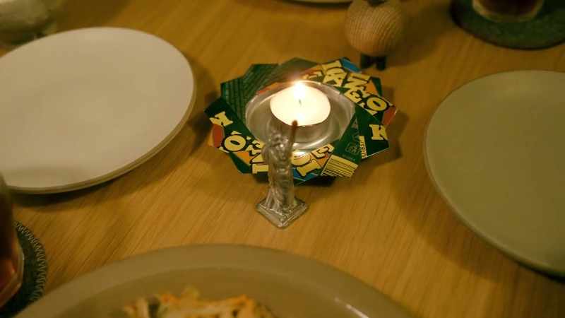 Thanks for the food. -Dig in