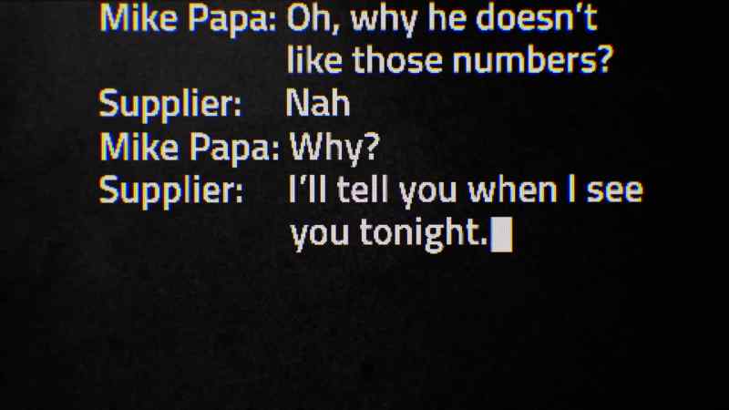 That was a phone call that we captured