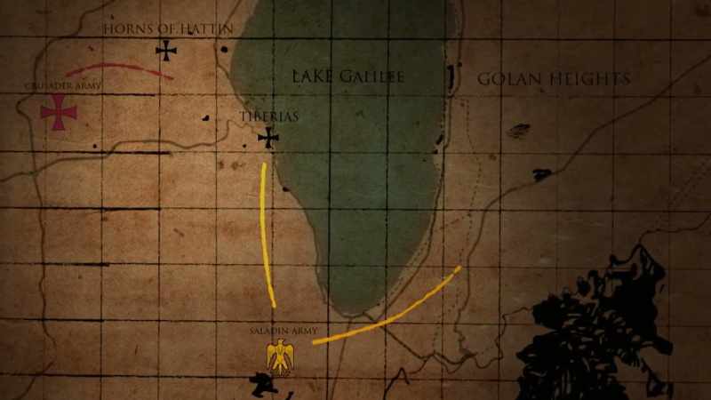 THAT ACTION FORCED THE CRUSADERS