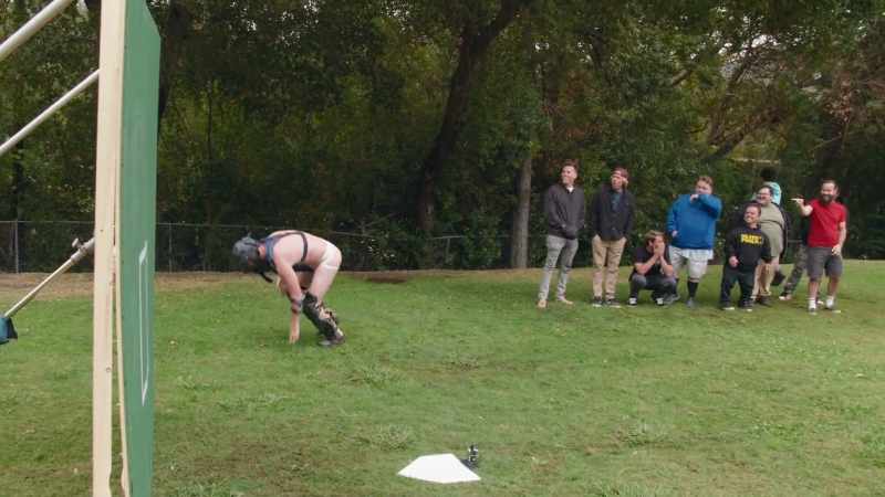 That was all thigh. - [all laugh]