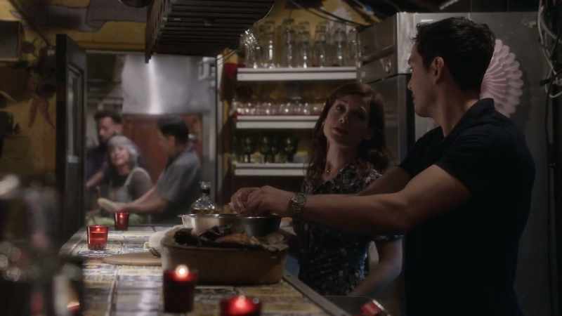 That answer your questions? -Go set the table while I watch the pibil