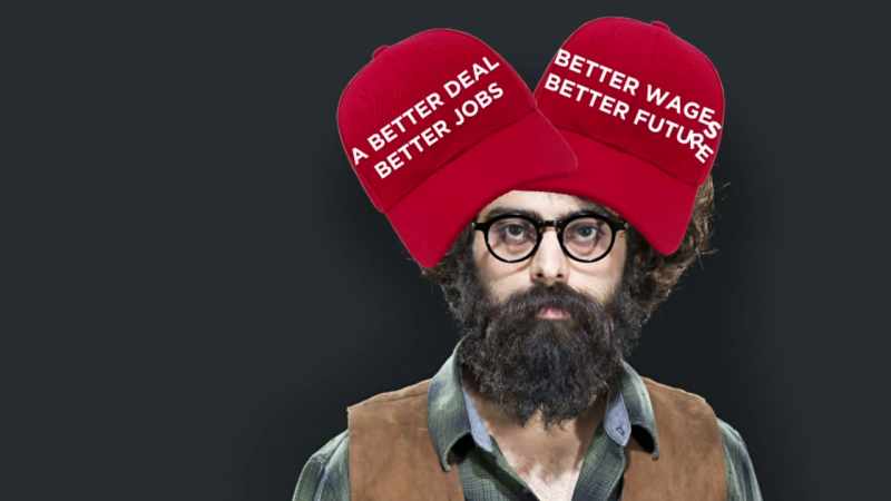 THAT BARELY FITS ON TWO HATS