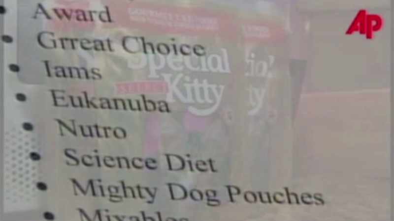 That company makes dog and cat food