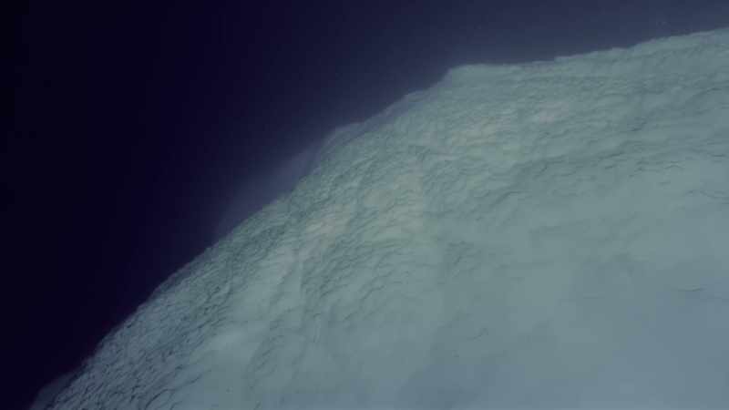 That creates immense rivers of water that flow into the deep