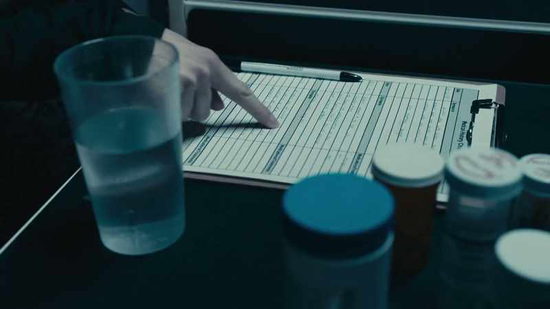 That evening, I was walking with my medication cart