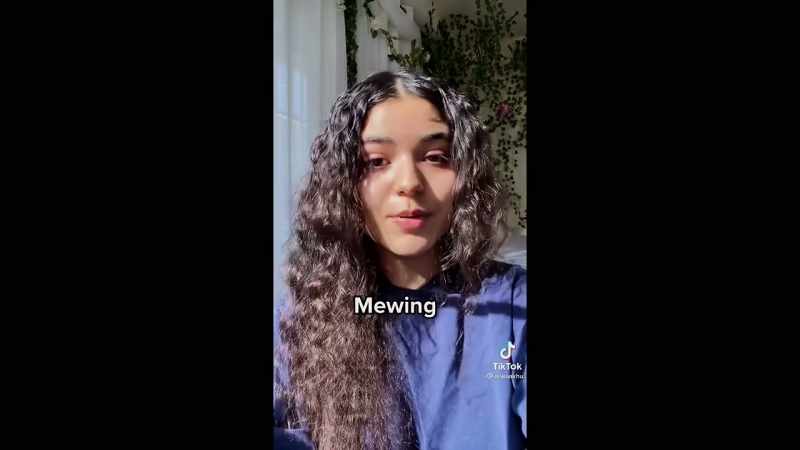 That exercise is called mewing